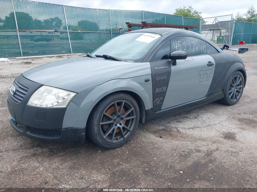 2002 Audi Tt VIN TRUWT28N321012496 IAAI salvage auction — SUSPENSION, Clear (Indiana), sold $1,050 on 2026-07-11 (photo 2)