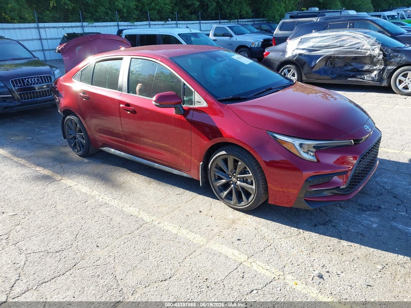2023 Toyota Corolla VIN 5YFS4MCE2PP161459 IAAI salvage auction — REAR END, Clear (Michigan), sold $8,650 on 2026-07-13 (photo 1)