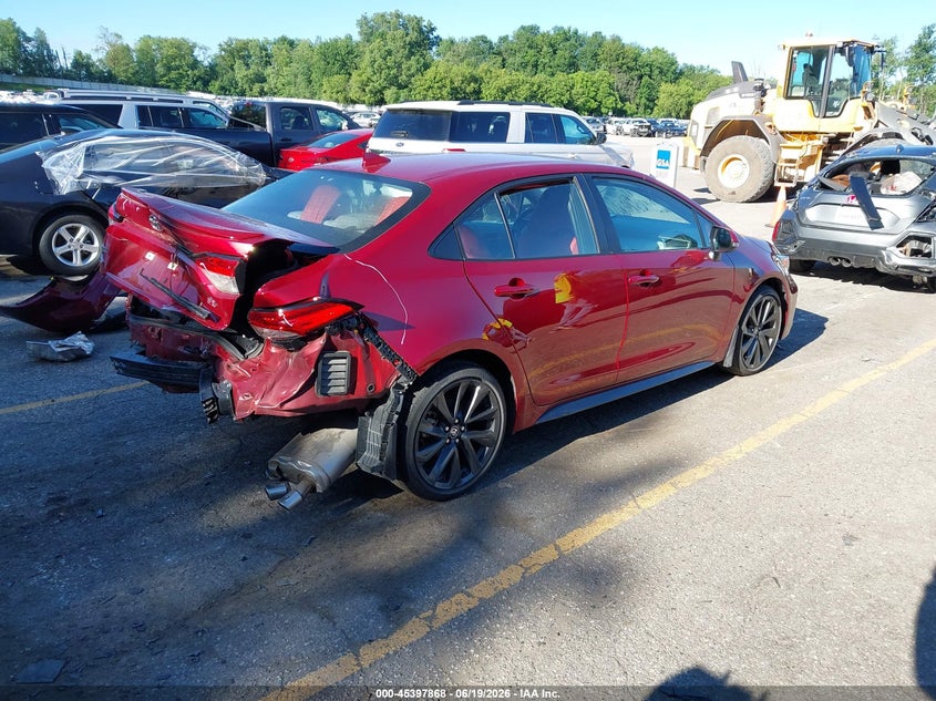 2023 Toyota Corolla VIN 5YFS4MCE2PP161459 IAAI salvage auction — REAR END, Clear (Michigan), sold $8,650 on 2026-07-13 (photo 4)