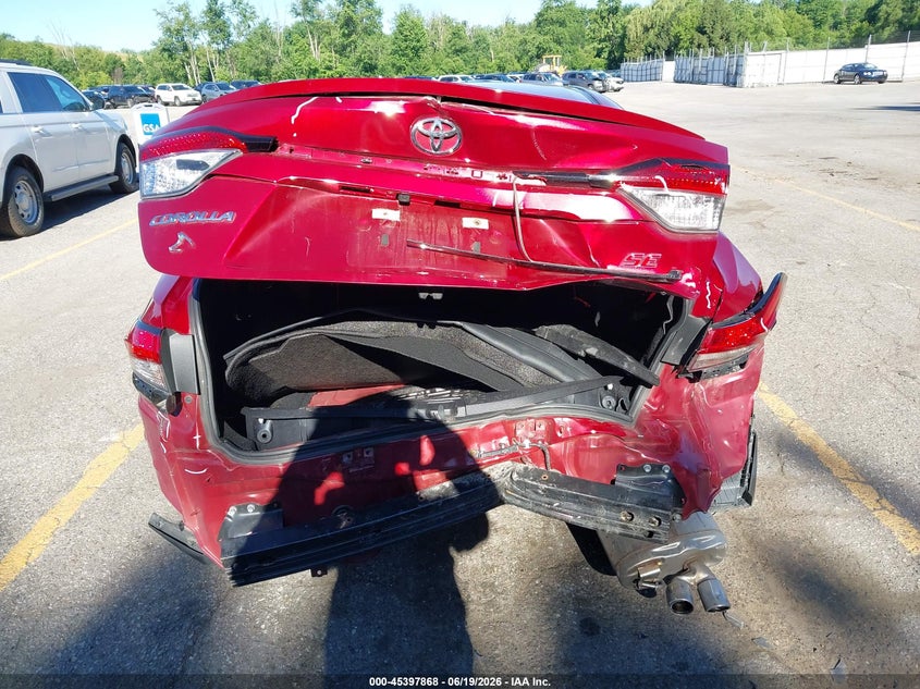 2023 Toyota Corolla VIN 5YFS4MCE2PP161459 IAAI salvage auction — REAR END, Clear (Michigan), sold $8,650 on 2026-07-13 (photo 6)