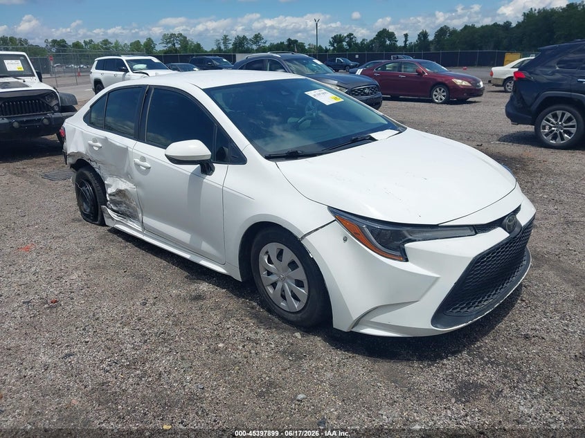 2020 Toyota Corolla VIN 5YFDPRAE4LP052396 IAAI salvage auction — REAR END, Salvage (South Carolina), sold $3,700 on 2026-07-22 (photo 1)