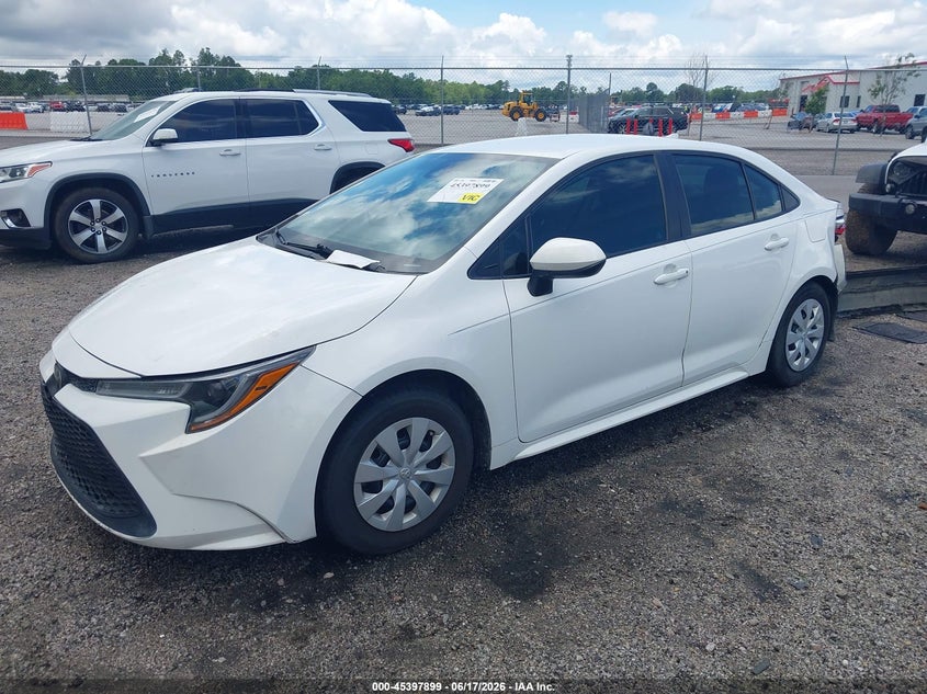 2020 Toyota Corolla VIN 5YFDPRAE4LP052396 IAAI salvage auction — REAR END, Salvage (South Carolina), sold $3,700 on 2026-07-22 (photo 2)
