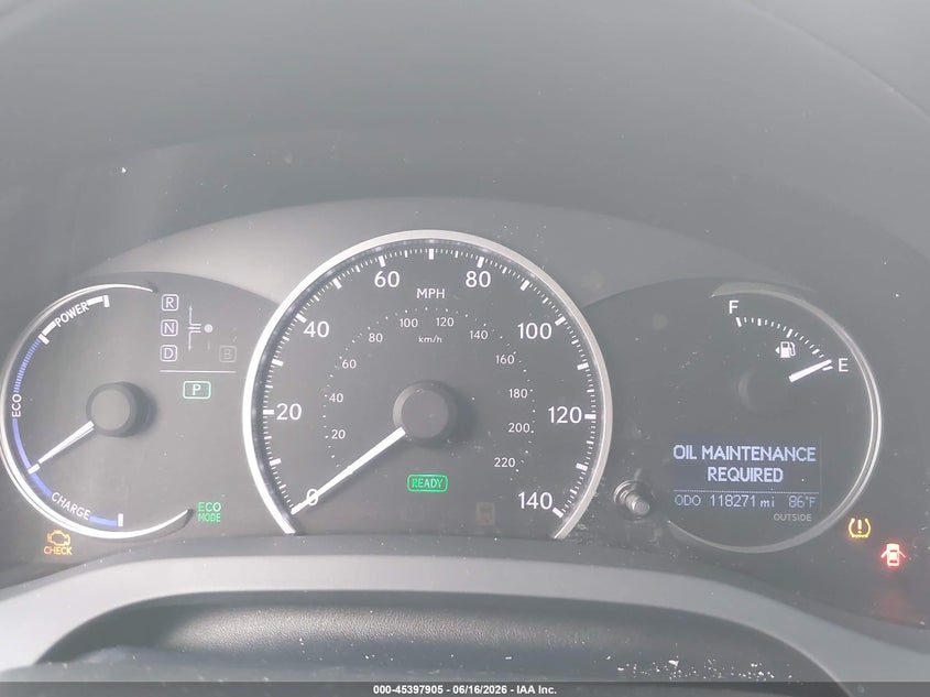 2012 Lexus Ct VIN JTHKD5BH2C2098758 IAAI salvage auction — NORMAL WEAR, Salvage Title, sold $4,900 on 2026-07-30 (photo 7)