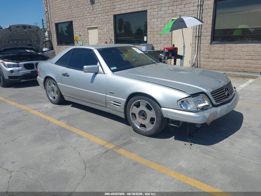 1998 Mercedes-benz Sl-class VIN WDBFA67F9WF152657 IAAI salvage auction — FRONT END, Salvage (California), sold $1,200 on 2026-07-29 (photo 1)