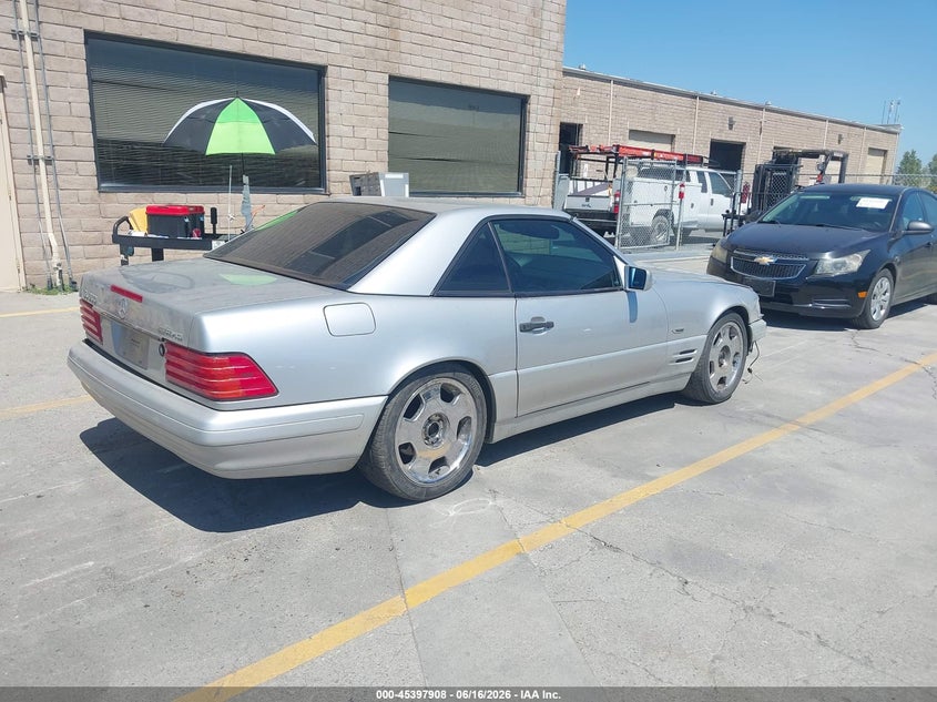 1998 Mercedes-benz Sl-class VIN WDBFA67F9WF152657 IAAI salvage auction — FRONT END, Salvage (California), sold $1,200 on 2026-07-29 (photo 4)