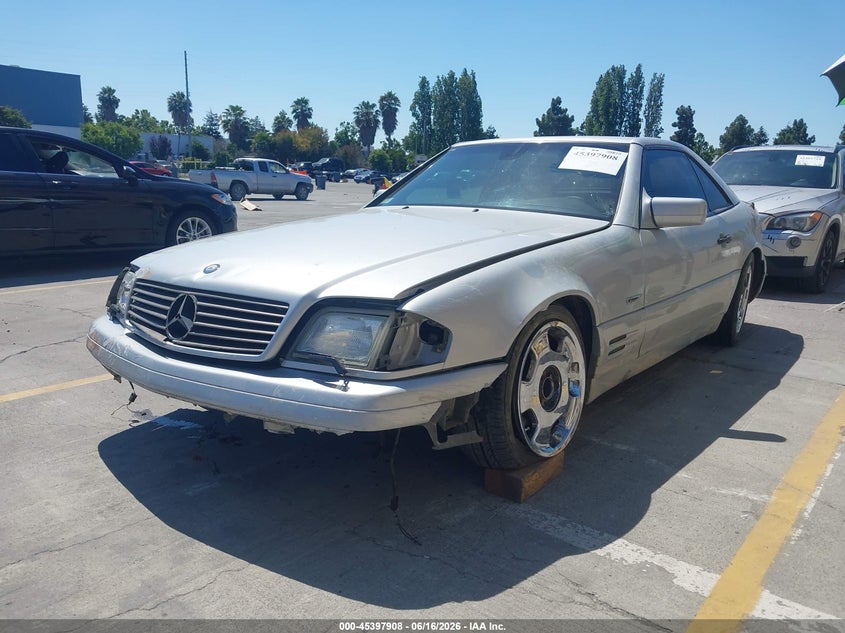 1998 Mercedes-benz Sl-class VIN WDBFA67F9WF152657 IAAI salvage auction — FRONT END, Salvage (California), sold $1,200 on 2026-07-29 (photo 6)