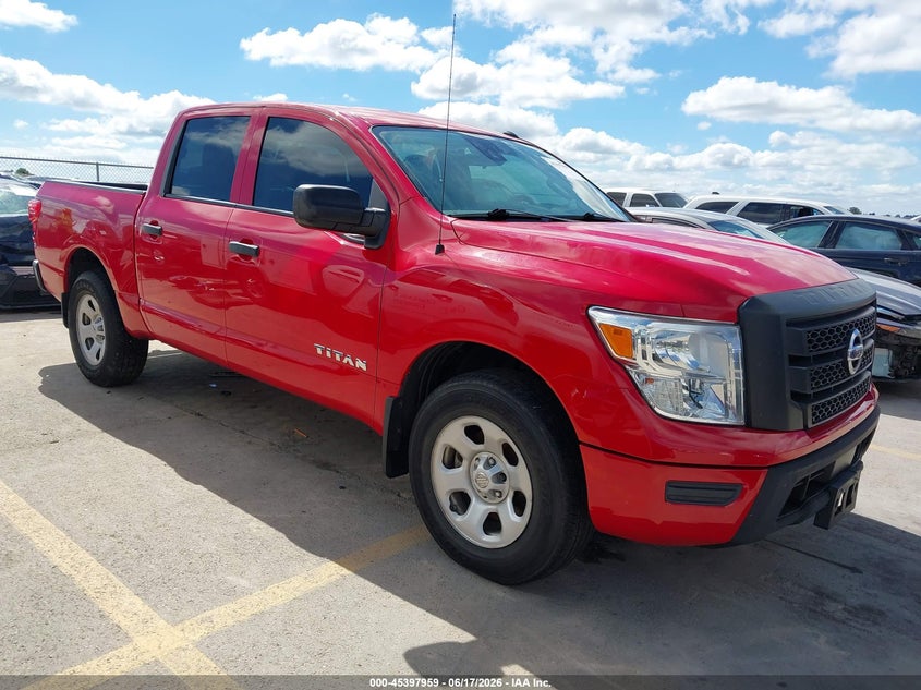 2020 Nissan TITAN VIN 1N6AA1ECXLN509429 IAAI salvage auction — UNKNOWN, Salvage (Texas), sold $5,400 on 2026-07-23 (photo 1)