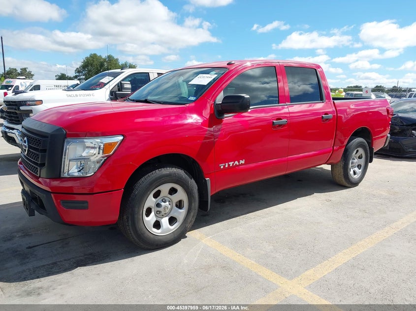2020 Nissan TITAN VIN 1N6AA1ECXLN509429 IAAI salvage auction — UNKNOWN, Salvage (Texas), sold $5,400 on 2026-07-23 (photo 2)