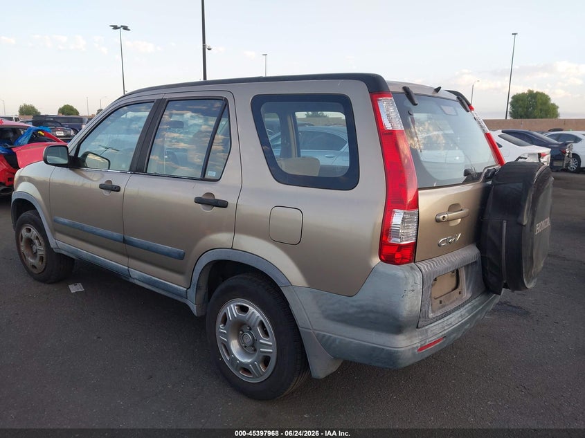 2005 Honda Cr-v VIN JHLRD685X5C002409 IAAI salvage auction — RIGHT FRONT, Salvage Certificate (California), sold $925 on 2026-07-17 (photo 3)