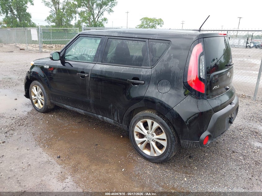 2014 Kia Soul VIN KNDJP3A52E7093601 IAAI salvage auction — FRONT END, Clear (Indiana), sold $675 on 2026-07-28 (photo 3)