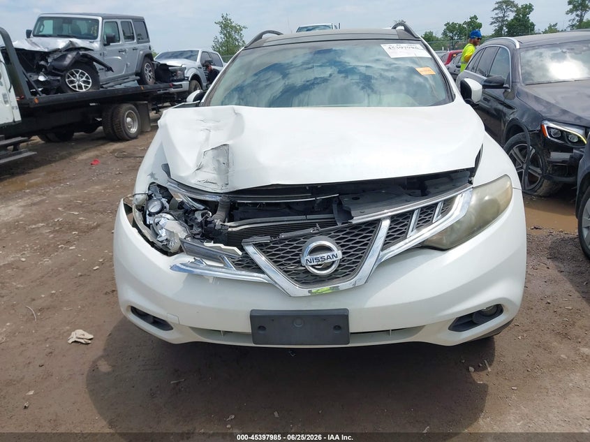 2012 Nissan Murano VIN JN8AZ1MW4CW207494 IAAI salvage auction — FRONT END, Salvage (Ohio), sold $25 on 2026-07-16 (photo 6)