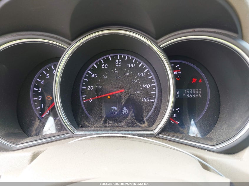 2012 Nissan Murano VIN JN8AZ1MW4CW207494 IAAI salvage auction — FRONT END, Salvage (Ohio), sold $25 on 2026-07-16 (photo 7)