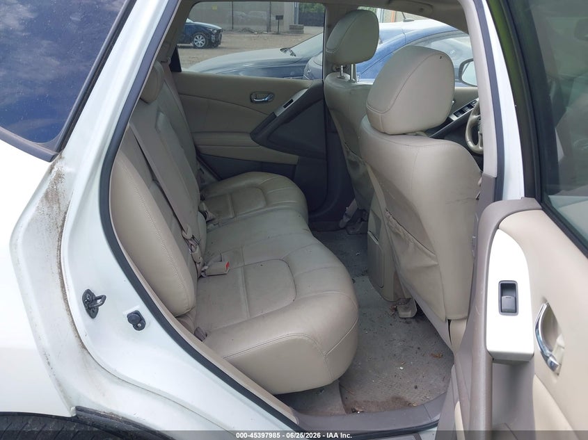 2012 Nissan Murano VIN JN8AZ1MW4CW207494 IAAI salvage auction — FRONT END, Salvage (Ohio), sold $25 on 2026-07-16 (photo 8)