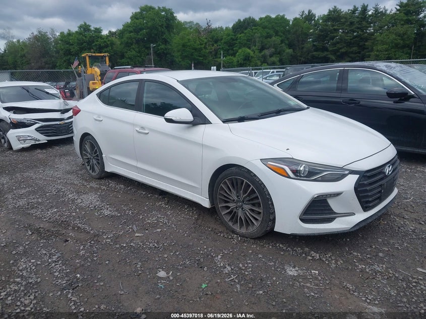 2017 Hyundai Elantra VIN KMHD04LB5HU355591 IAAI salvage auction — RIGHT REAR, Mv-907A (New York), sold $2,950 on 2026-07-21 (photo 1)