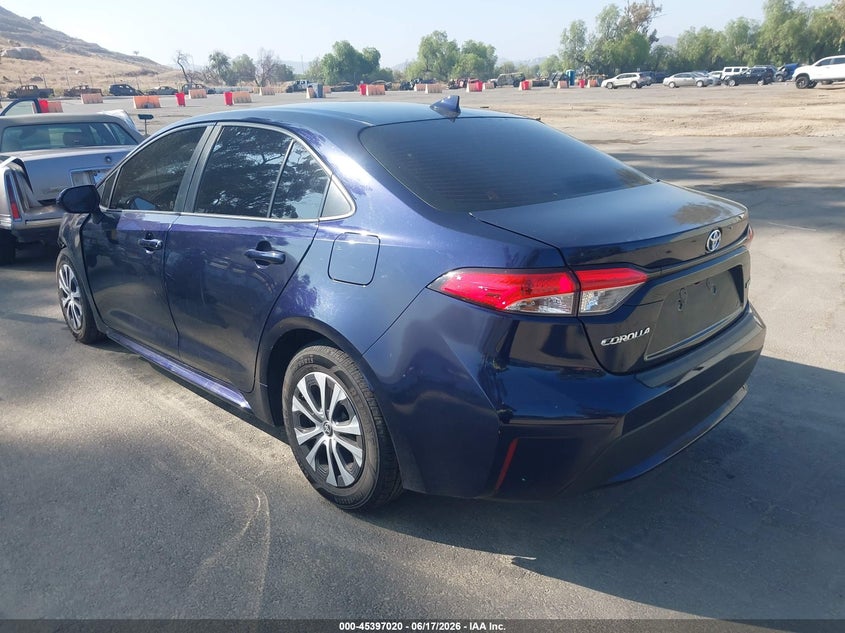 2022 Toyota Corolla VIN JTDEAMDE3NJ060954 IAAI salvage auction — FRONT END, Salvage (California), sold $2,100 on 2026-07-07 (photo 3)