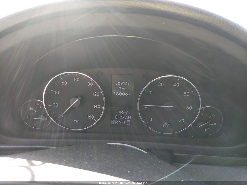 2006 Mercedes-benz C class VIN WDBRF52H26F731264 IAAI salvage auction — NORMAL WEAR, Original (Texas), sold $550 on 2026-08-15 (photo 7)