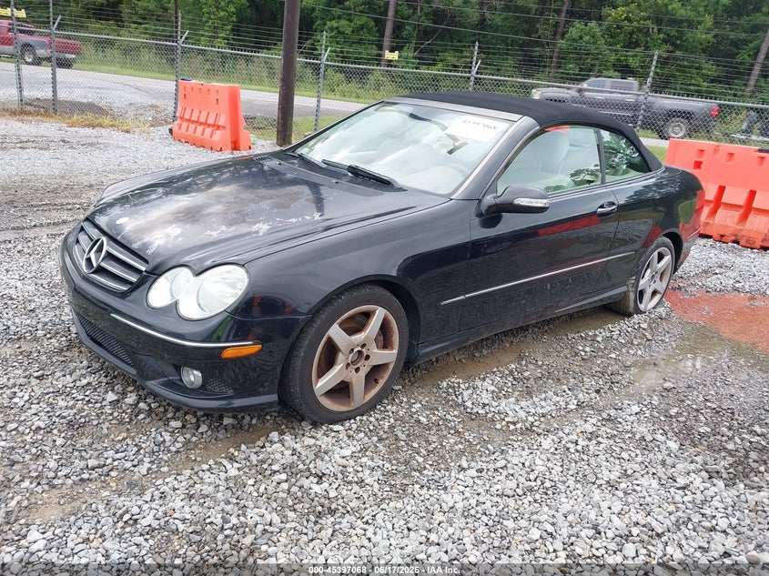 2006 Mercedes-benz Clk-class VIN WDBTK75G66T064622 IAAI salvage auction — NORMAL WEAR, Clear (Mississippi), sold $250 on 2026-07-10 (photo 2)