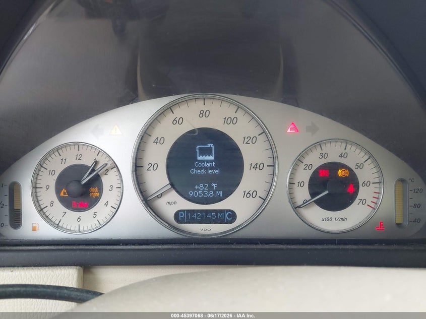 2006 Mercedes-benz Clk-class VIN WDBTK75G66T064622 IAAI salvage auction — NORMAL WEAR, Clear (Mississippi), sold $250 on 2026-07-10 (photo 7)