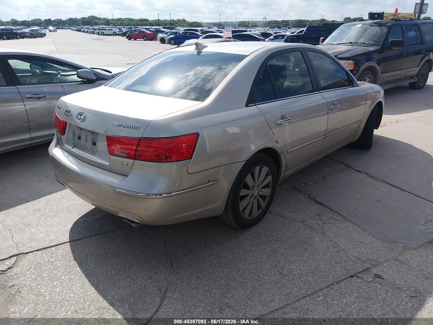 2009 Hyundai Sonata VIN 5NPEU46F99H545661 IAAI salvage auction — NORMAL WEAR, Original (Texas), sold $350 on 2026-07-13 (photo 4)