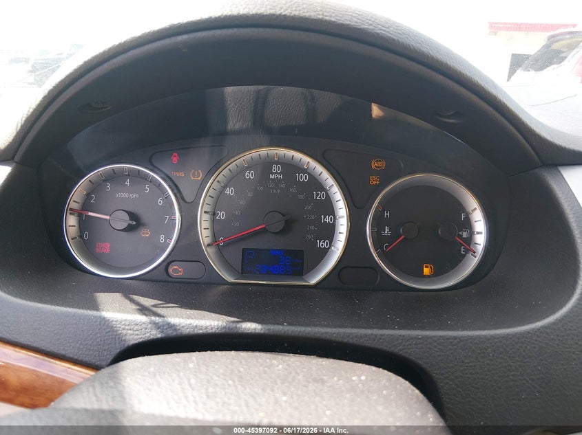 2009 Hyundai Sonata VIN 5NPEU46F99H545661 IAAI salvage auction — NORMAL WEAR, Original (Texas), sold $350 on 2026-07-13 (photo 7)