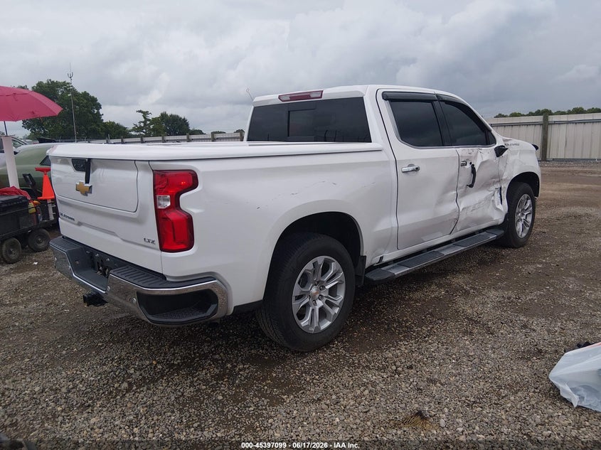 2025 Chevrolet Silverado VIN 3GCPAEED4SG194521 IAAI salvage auction — SIDE, Salvage Title, sold $17,800 on 2026-08-01 (photo 4)