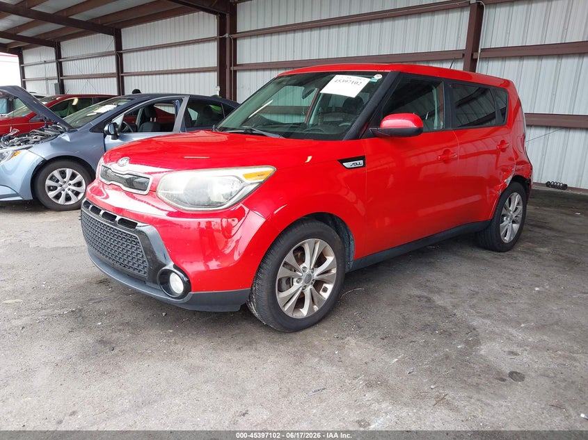 2016 Kia Soul VIN KNDJP3A55G7819048 IAAI salvage auction — LEFT SIDE, Rebuildable (Florida), sold $350 on 2026-07-28 (photo 2)