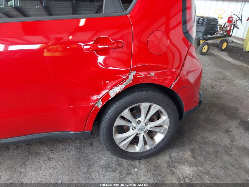 2016 Kia Soul VIN KNDJP3A55G7819048 IAAI salvage auction — LEFT SIDE, Rebuildable (Florida), sold $350 on 2026-07-28 (photo 6)