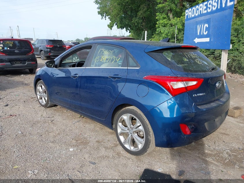 2014 Hyundai Elantra VIN KMHD35LH9EU174605 IAAI salvage auction — FRONT END, Clear (Indiana), sold $2,650 on 2026-07-22 (photo 3)