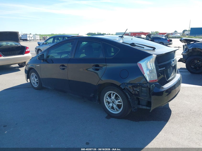 2011 Toyota Prius VIN JTDKN3DU0B5343244 IAAI salvage auction — WATER/FLOOD, Certificate Of Title (Nebraska), sold $1,350 on 2026-07-23 (photo 3)