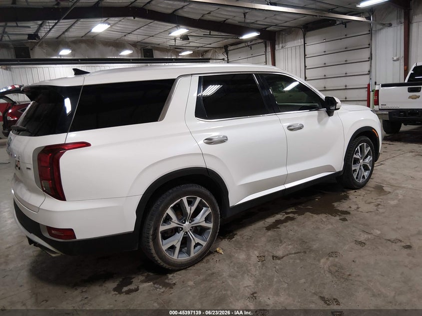 2020 Hyundai Palisade VIN KM8R4DHE9LU163953 IAAI salvage auction — HAIL, Salvage (Iowa), sold $9,200 on 2026-07-28 (photo 4)