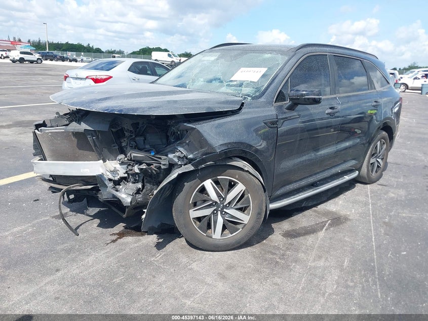 2021 Kia Sorento VIN 5XYRL4LC2MG018592 IAAI salvage auction — LEFT FRONT, Certificate Of Destruction (Florida), sold $4,600 on 2026-07-30 (photo 2)