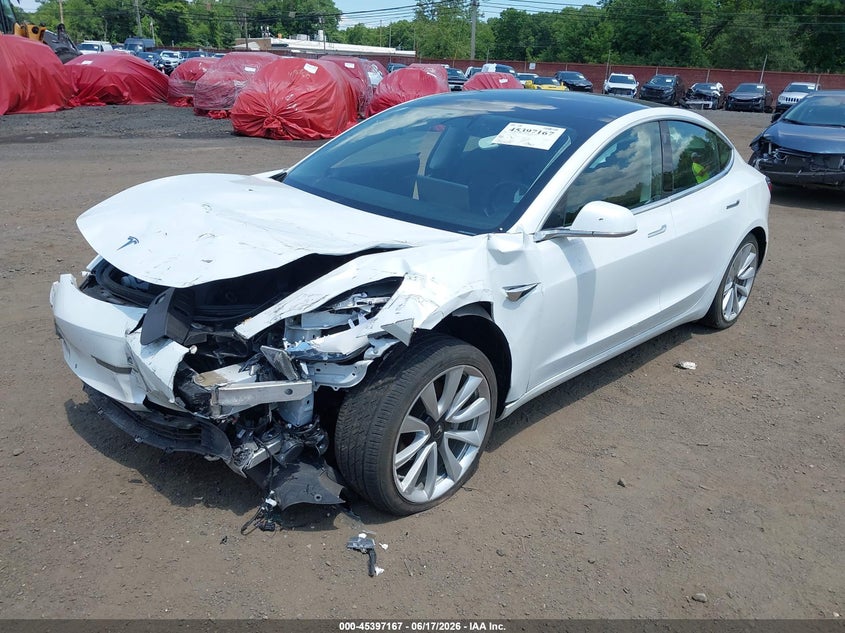 2019 Tesla Model 3 VIN 5YJ3E1EBXKF390186 IAAI salvage auction — FRONT END, Salvage (Idaho), sold $2,250 on 2026-07-22 (photo 2)