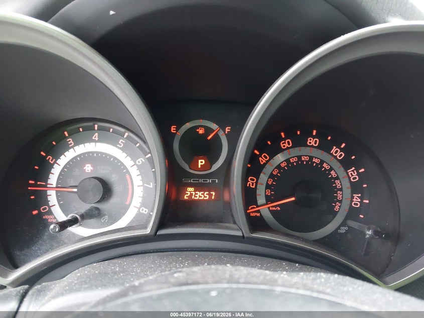 2012 Scion Tc VIN JTKJF5C78C3027984 IAAI salvage auction — FRONT END, Salvage Title, sold $1,050 on 2026-07-10 (photo 7)