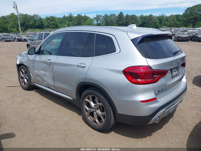 2021 BMW X3 VIN 5UXTY5C02M9G54256 IAAI salvage auction — LEFT SIDE, Mv-907A (New York), sold $9,800 on 2026-07-21 (photo 3)
