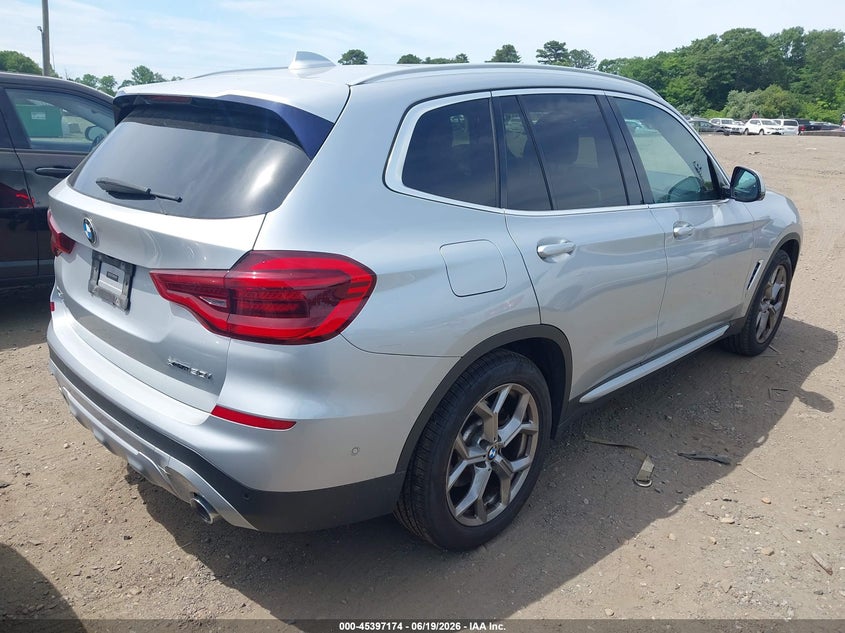 2021 BMW X3 VIN 5UXTY5C02M9G54256 IAAI salvage auction — LEFT SIDE, Mv-907A (New York), sold $9,800 on 2026-07-21 (photo 4)