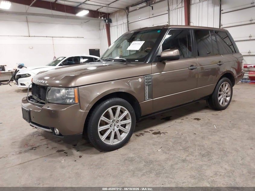 2010 Land rover RANGE ROVER VIN SALMF1E45AA309176 IAAI salvage auction — FRONT END, Salvage (Iowa), sold $2,600 on 2026-07-14 (photo 2)