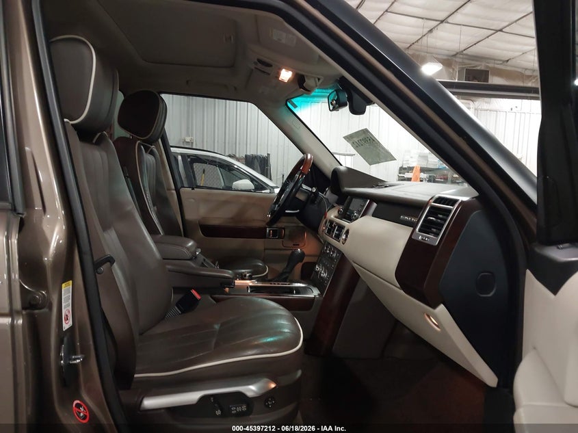 2010 Land rover RANGE ROVER VIN SALMF1E45AA309176 IAAI salvage auction — FRONT END, Salvage (Iowa), sold $2,600 on 2026-07-14 (photo 5)
