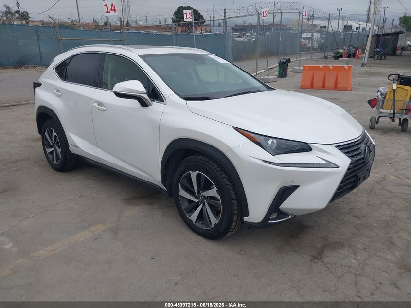 2020 Lexus Nx VIN JTJGJRDZ8L5001538 IAAI salvage auction — SIDE, Salvage Title, sold $9,300 on 2026-07-22 (photo 1)