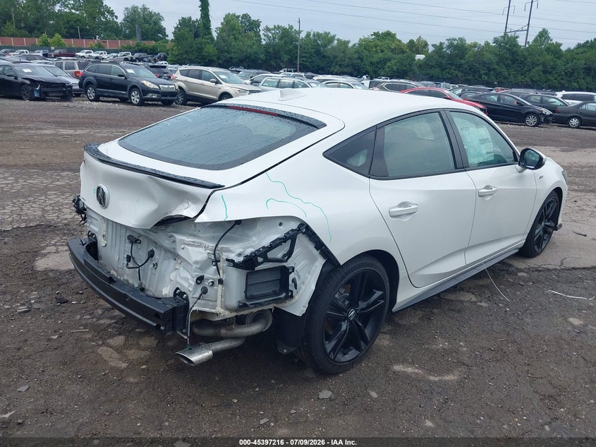 2026 Acura Integra VIN 19UDE4H64TA010758 IAAI salvage auction — RIGHT REAR, Salvage Title, sold $13,500 on 2026-07-24 (photo 4)