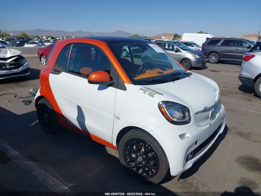 2016 Smart Fortwo VIN WMEFJ5DA2GK051930 IAAI salvage auction — FRONT END, Salvage (Arizona), sold $2,500 on 2026-07-07 (photo 1)