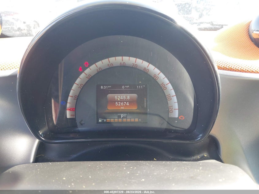 2016 Smart Fortwo VIN WMEFJ5DA2GK051930 IAAI salvage auction — FRONT END, Salvage (Arizona), sold $2,500 on 2026-07-07 (photo 7)