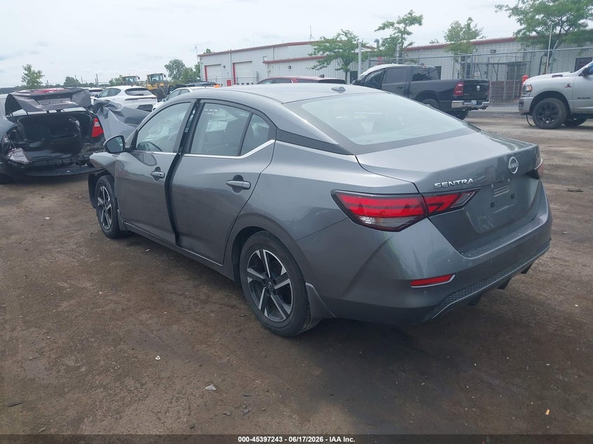 2025 Nissan Sentra VIN 3N1AB8CV4SY337156 IAAI salvage auction — FRONT END, Scrap (Michigan), sold $2,000 on 2026-07-30 (photo 3)
