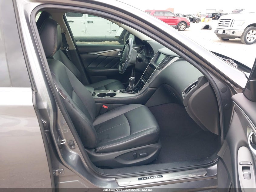 2015 Infiniti Q50 VIN JN1BV7AP8FM341505 IAAI salvage auction — NORMAL WEAR, Original (Texas), sold $1,400 on 2026-07-22 (photo 5)