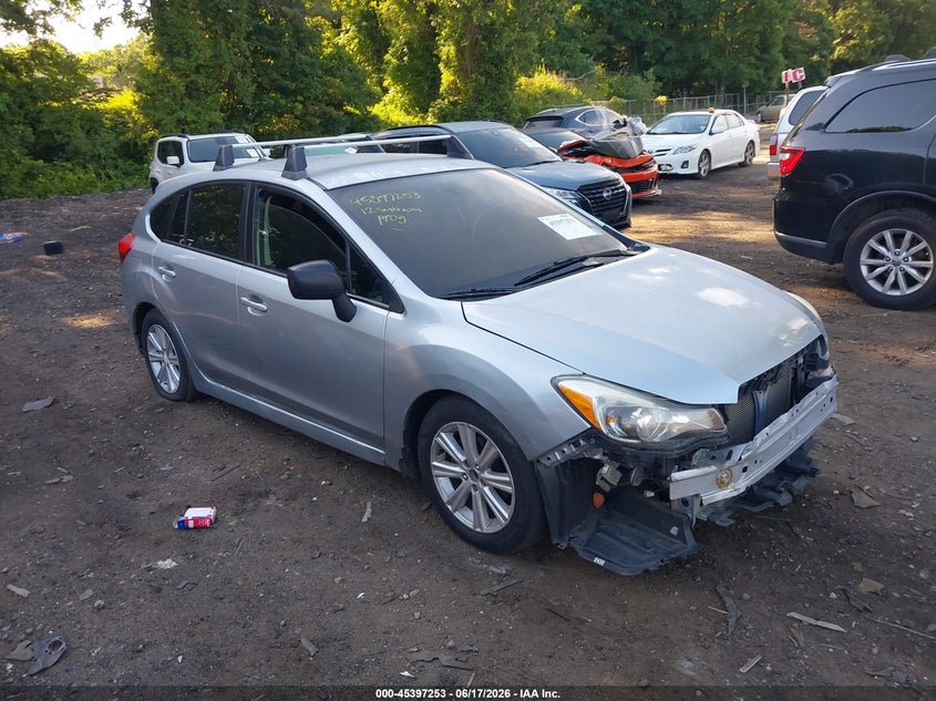 2012 Subaru Impreza VIN JF1GPAA61CH207849 IAAI salvage auction — FRONT END, Salvage Title, sold $400 on 2026-07-09 (photo 1)