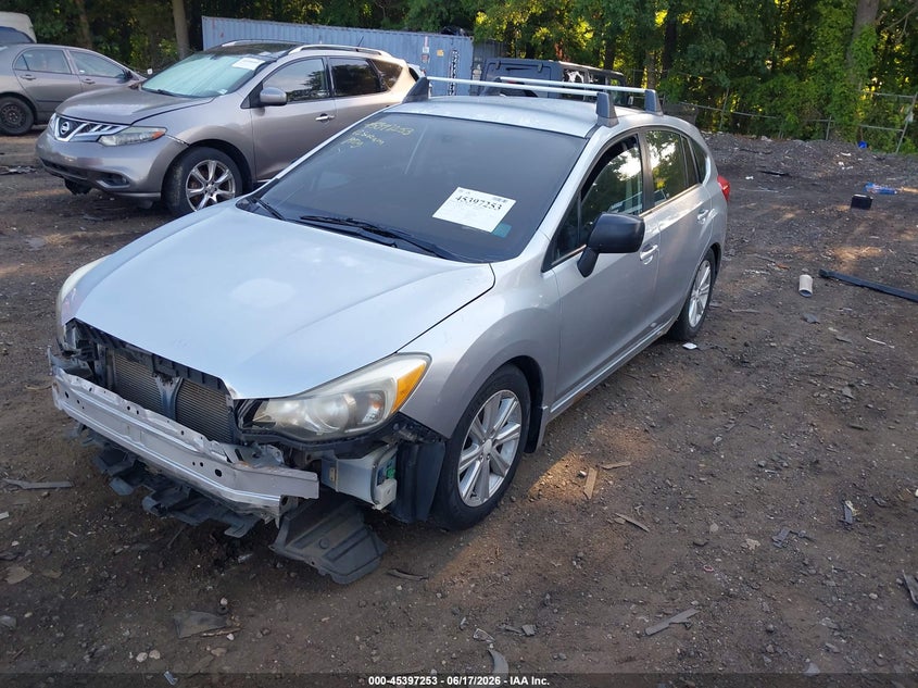 2012 Subaru Impreza VIN JF1GPAA61CH207849 IAAI salvage auction — FRONT END, Salvage Title, sold $400 on 2026-07-09 (photo 2)