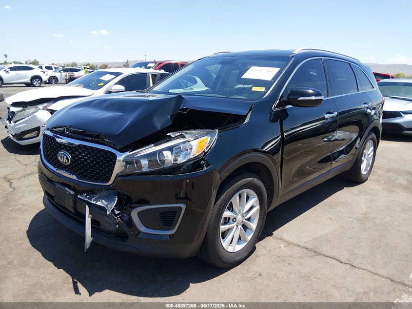 2016 Kia Sorento VIN 5XYPG4A34GG060667 IAAI salvage auction — LEFT FRONT, Salvage (Arizona), sold $2,975 on 2026-07-07 (photo 2)