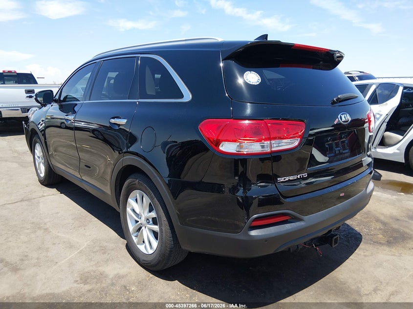 2016 Kia Sorento VIN 5XYPG4A34GG060667 IAAI salvage auction — LEFT FRONT, Salvage (Arizona), sold $2,975 on 2026-07-07 (photo 3)