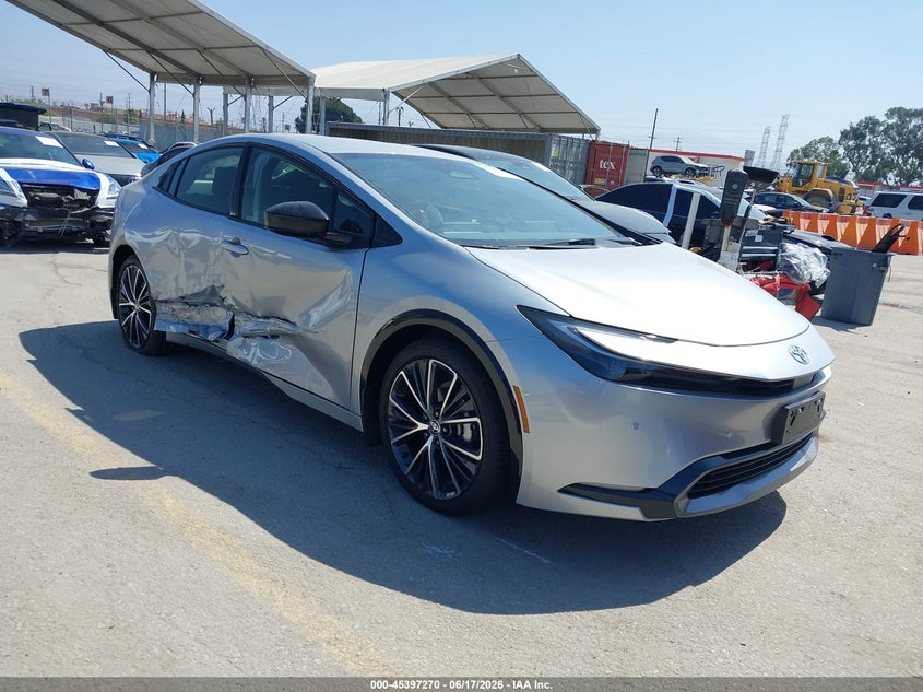 2026 Toyota Prius VIN JTDACAAU2T3081220 IAAI salvage auction — SIDE, Salvage Title, sold $10,400 on 2026-07-22 (photo 1)