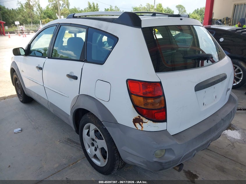2003 Pontiac Vibe VIN 5Y2SL62883Z467589 IAAI salvage auction — STRIPPED, Clear (Florida), sold $325 on 2026-07-14 (photo 3)