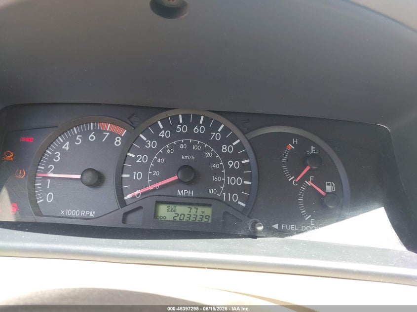 2003 Toyota Corolla VIN JTDBR32E430038487 IAAI salvage auction — NORMAL WEAR, Clear (Michigan), sold $500 on 2026-07-06 (photo 7)